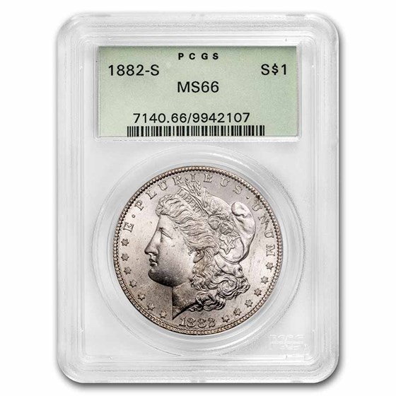 1882-S Morgan Dollar MS-66 PCGS 1882-S Morgan Dollar MS-66 PCGS